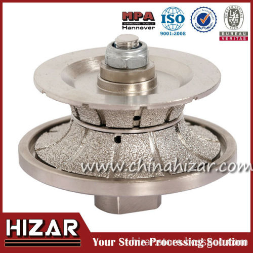 Vacuum Brazed Diamond Profiling Wheels for Marble